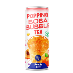 Popping Boba Tea Peach