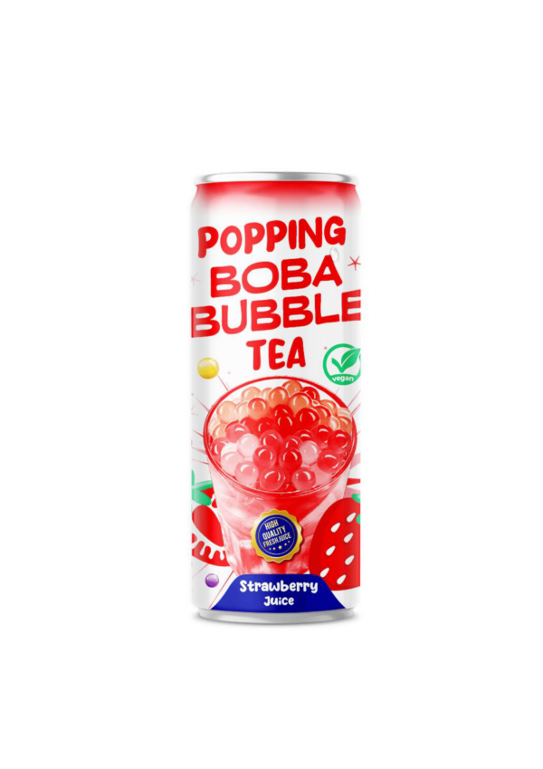 Popping Boba Tea Strawberry
